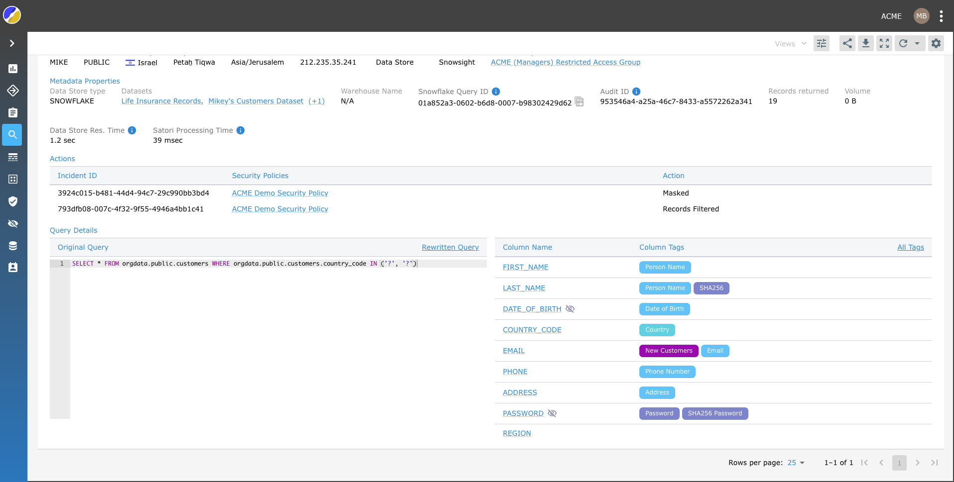 screenshot of Satori