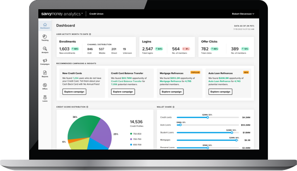 screenshot of SavvyMoney