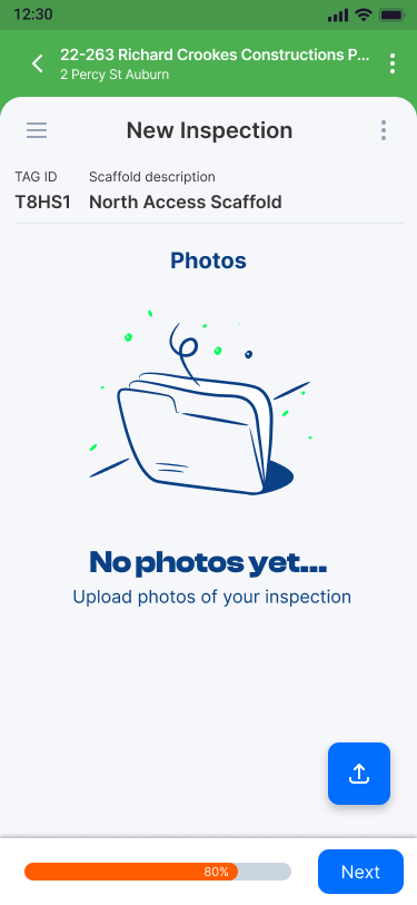 screenshot of Scafflinq