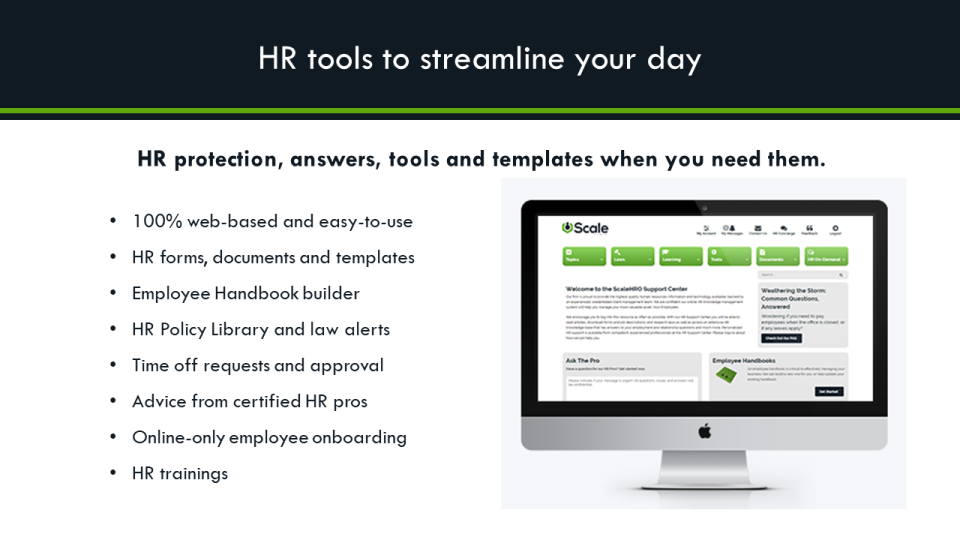 screenshot of ScalePEO
