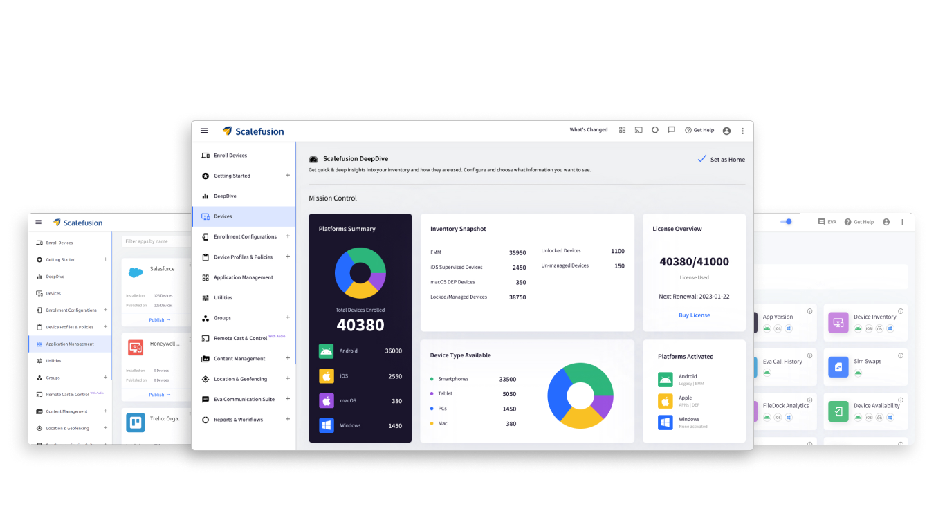 screenshot of Scalefusion