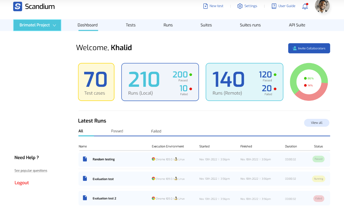 screenshot of Scandium