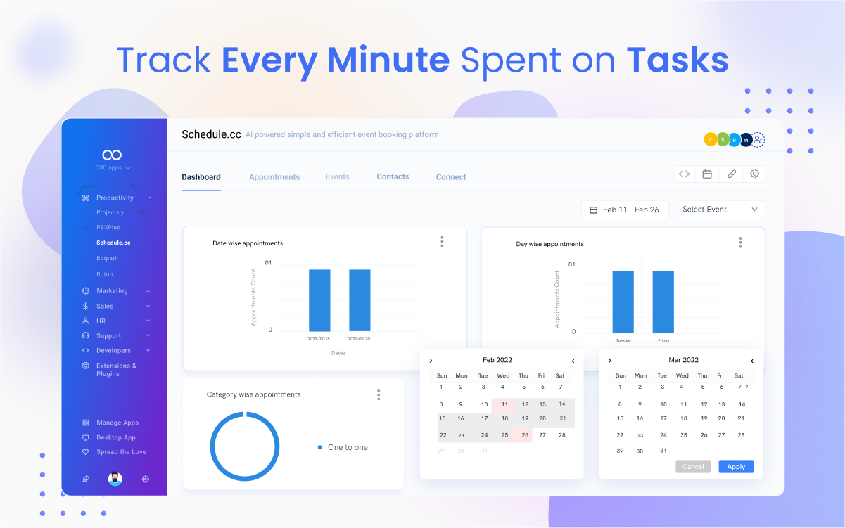 screenshot of Schedule.cc