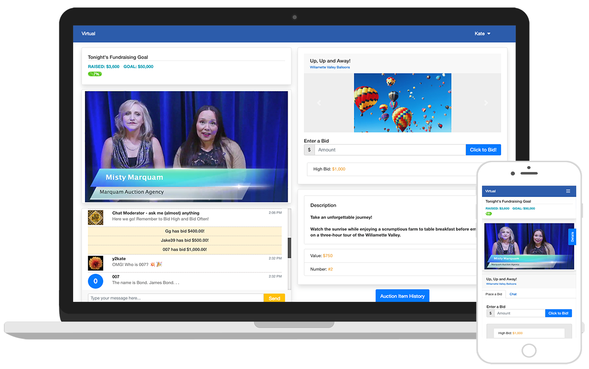 screenshot of SchoolAuction.net
