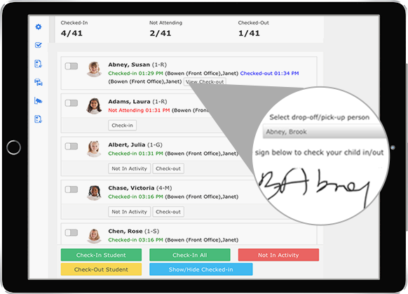 screenshot of SchoolPass