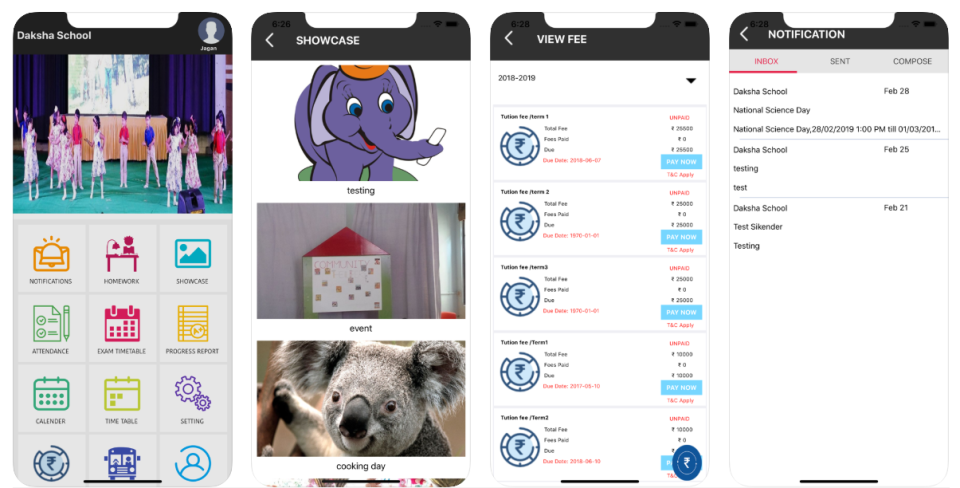 screenshot of Schoolknot