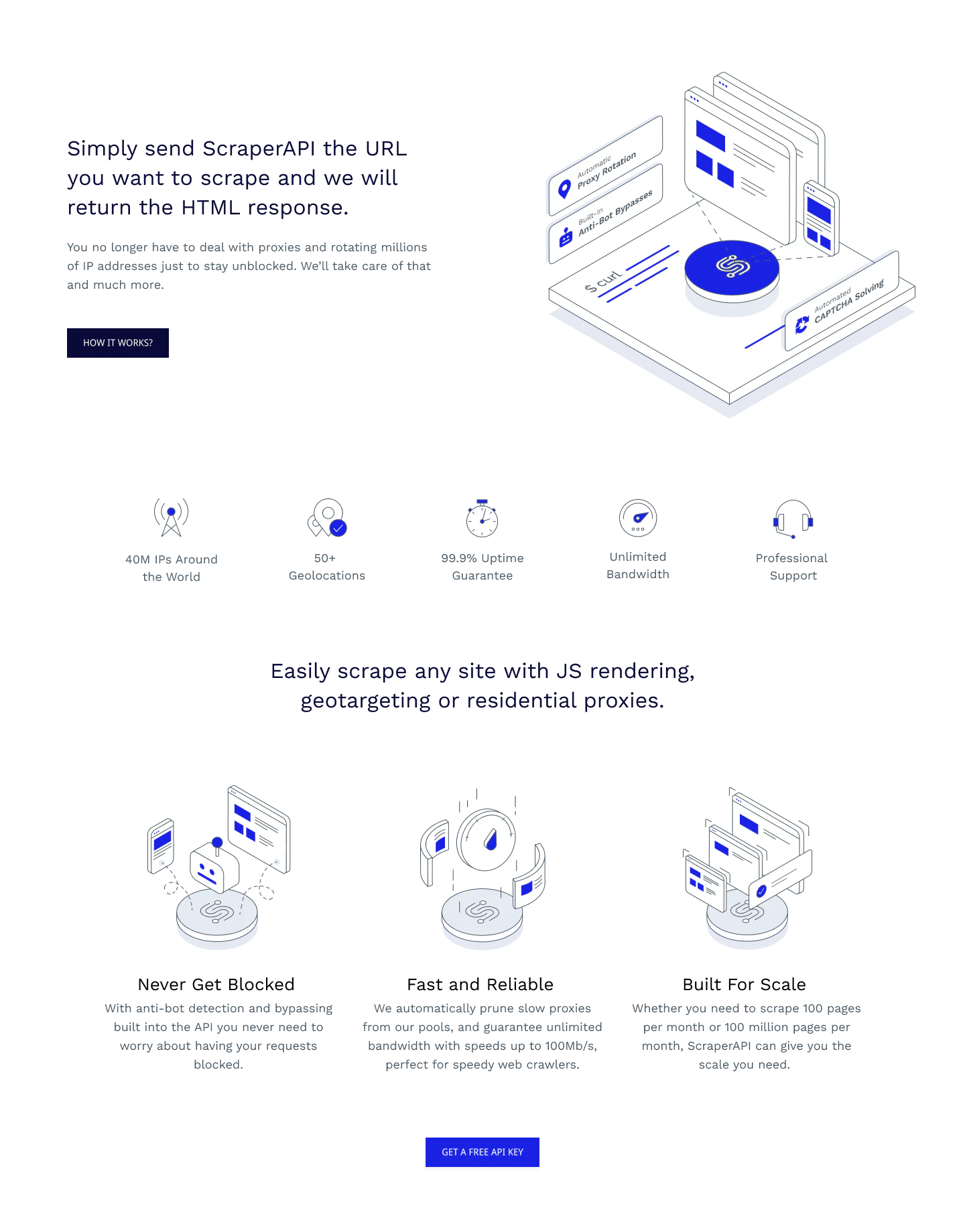 screenshot of ScraperAPI