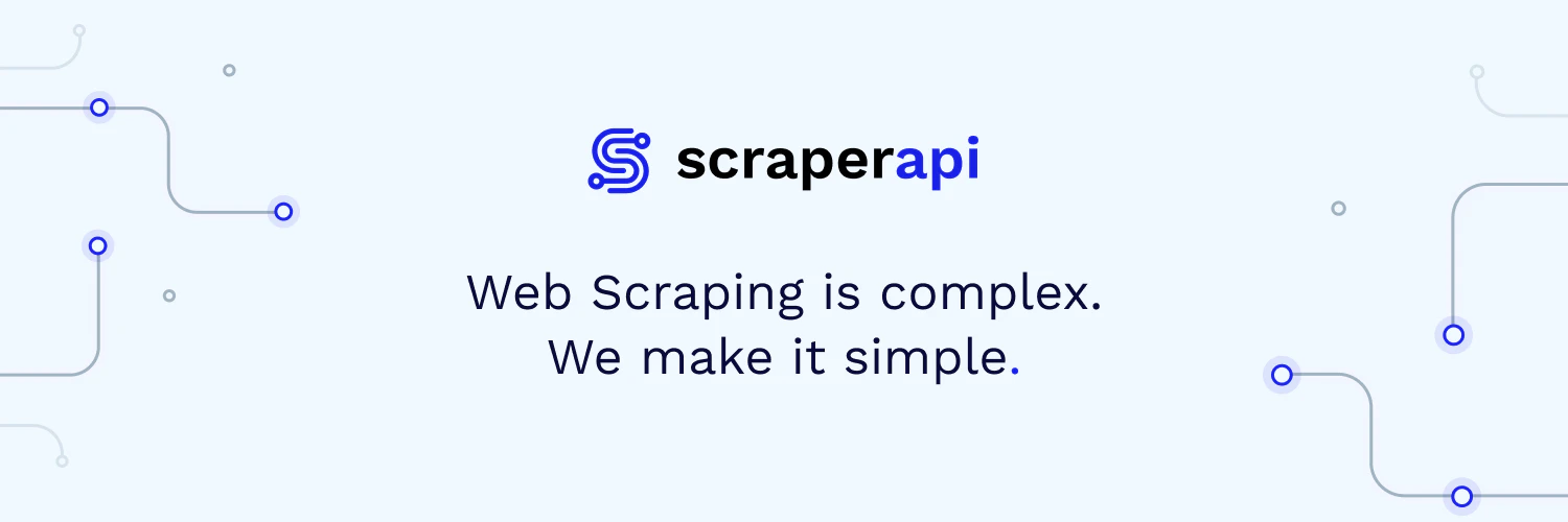 screenshot of ScraperAPI