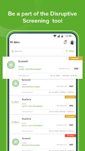 screenshot of Screenit
