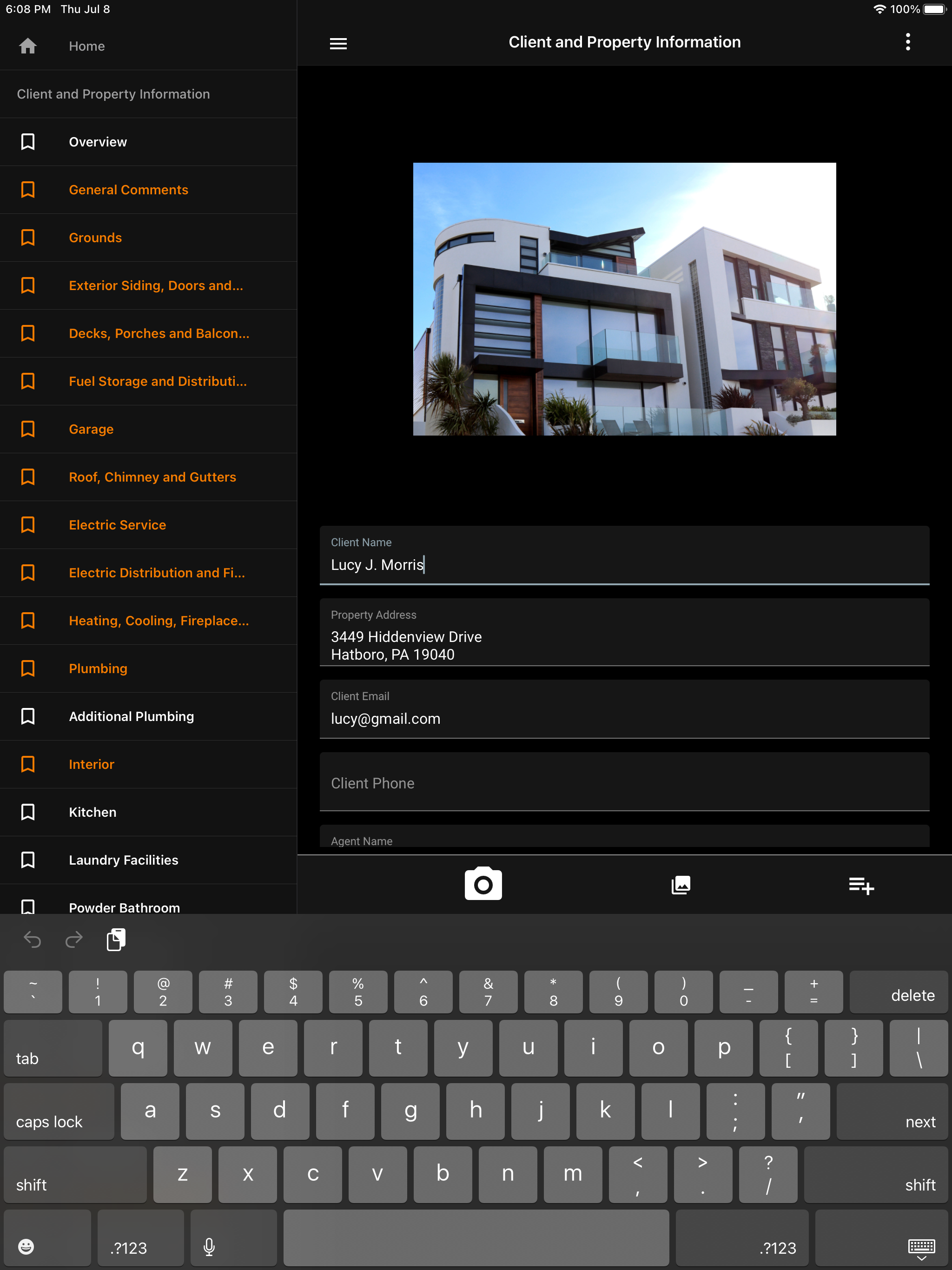 screenshot of ScribeWare