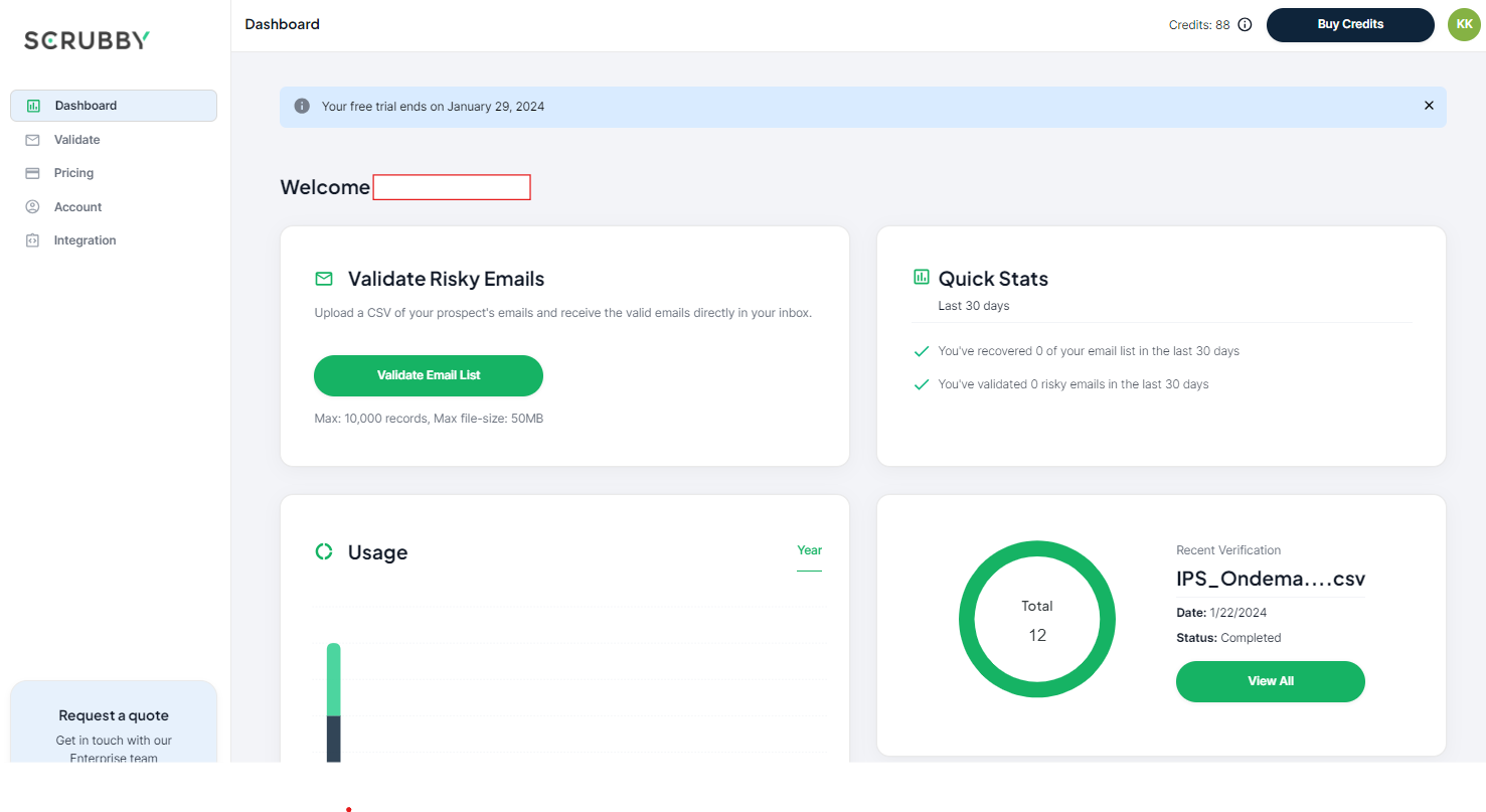 screenshot of Scrubby