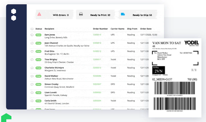 screenshot of Scurri