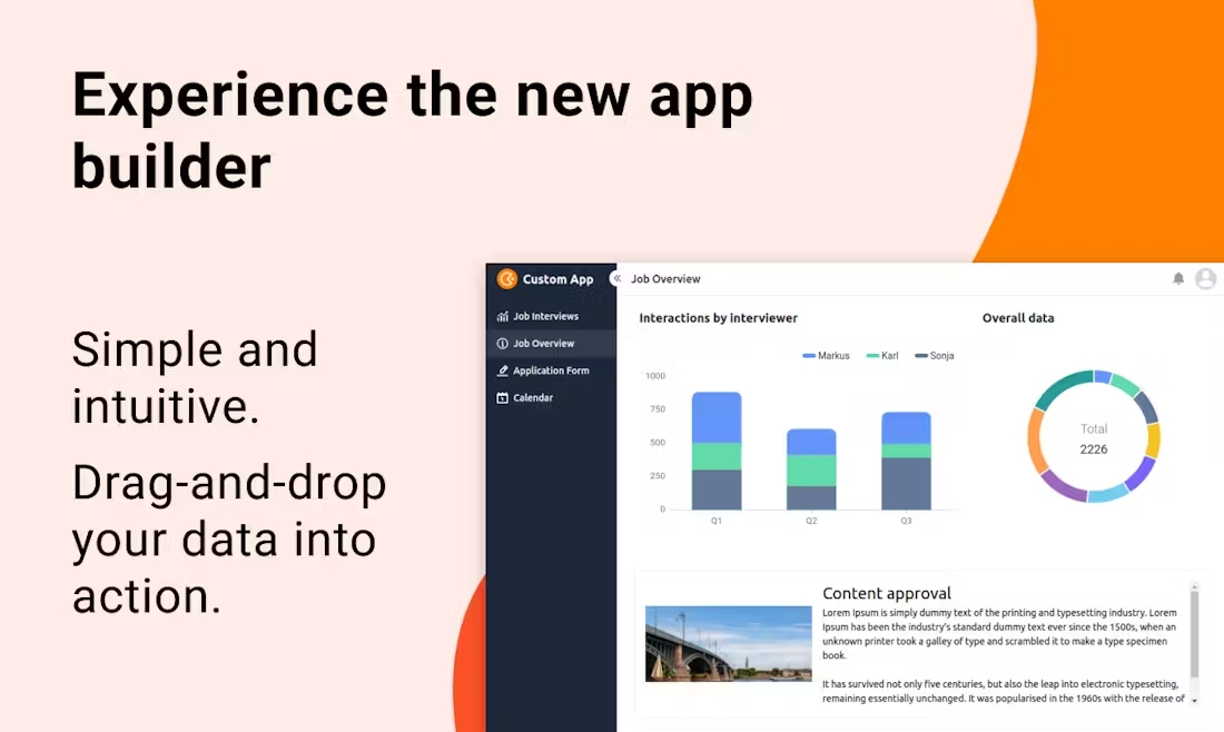 screenshot of SeaTable