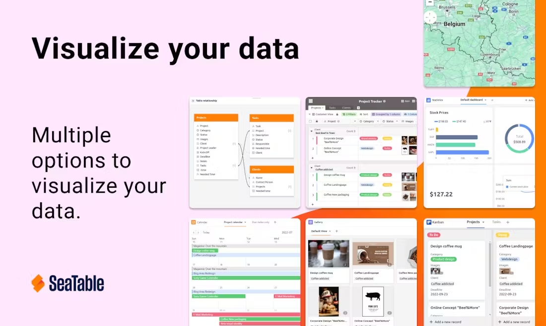screenshot of SeaTable
