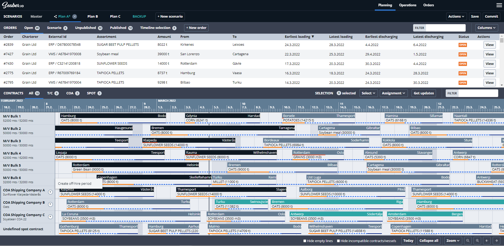 screenshot of Seaber