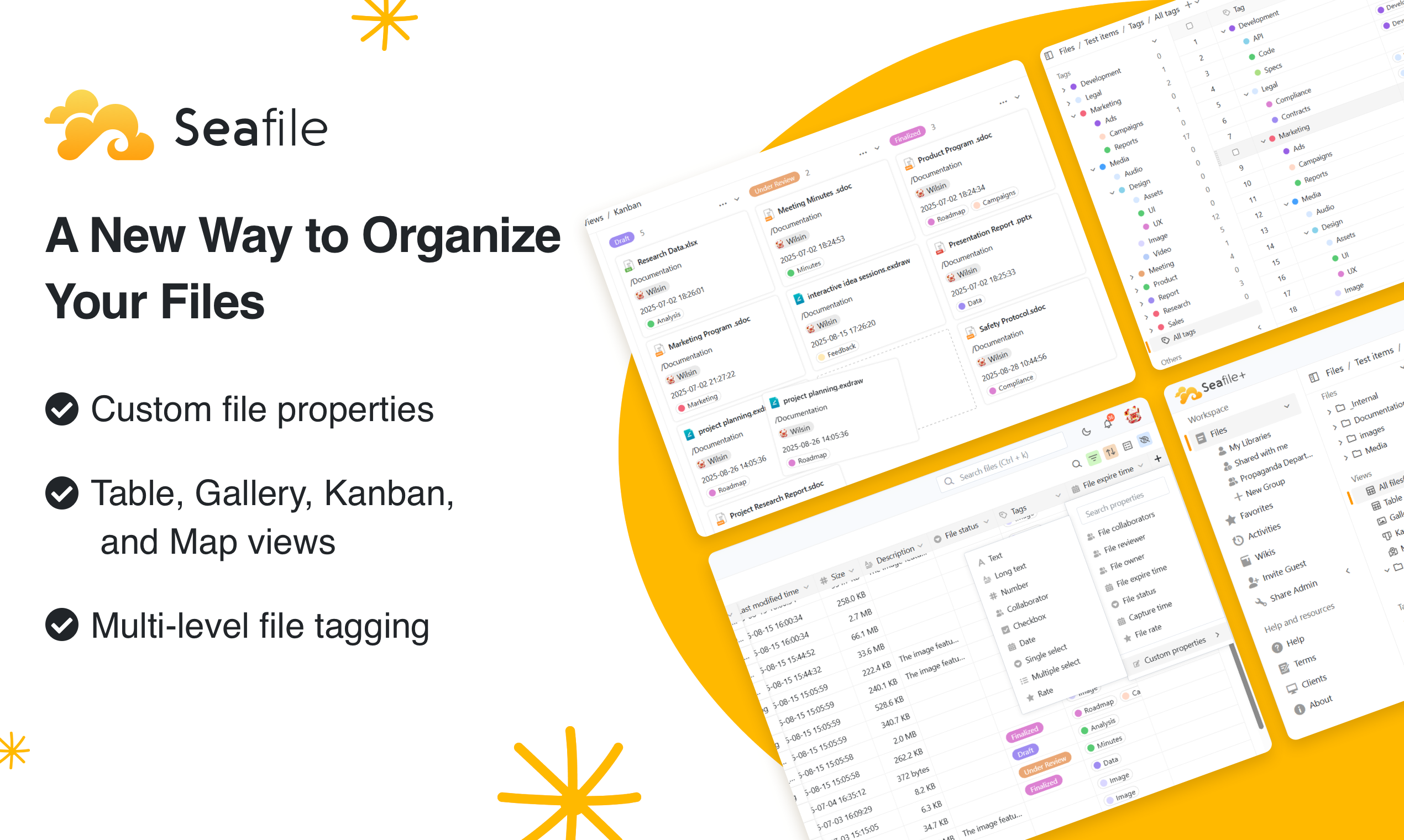 screenshot of Seafile