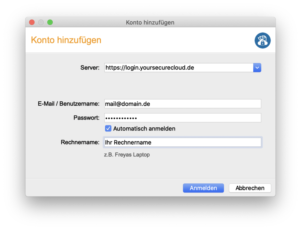 screenshot of SecureCloud