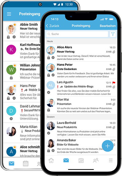 screenshot of SecurePIM