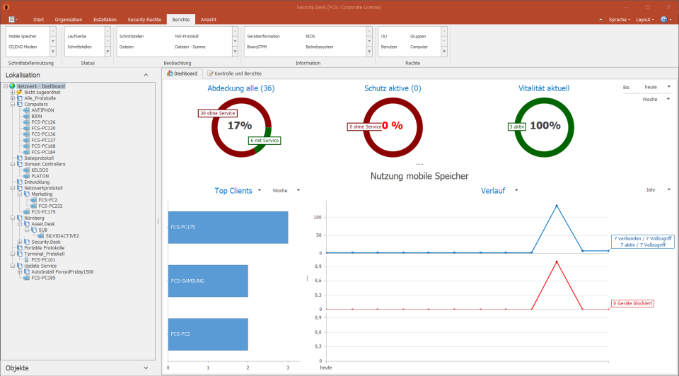 screenshot of Security.Desk