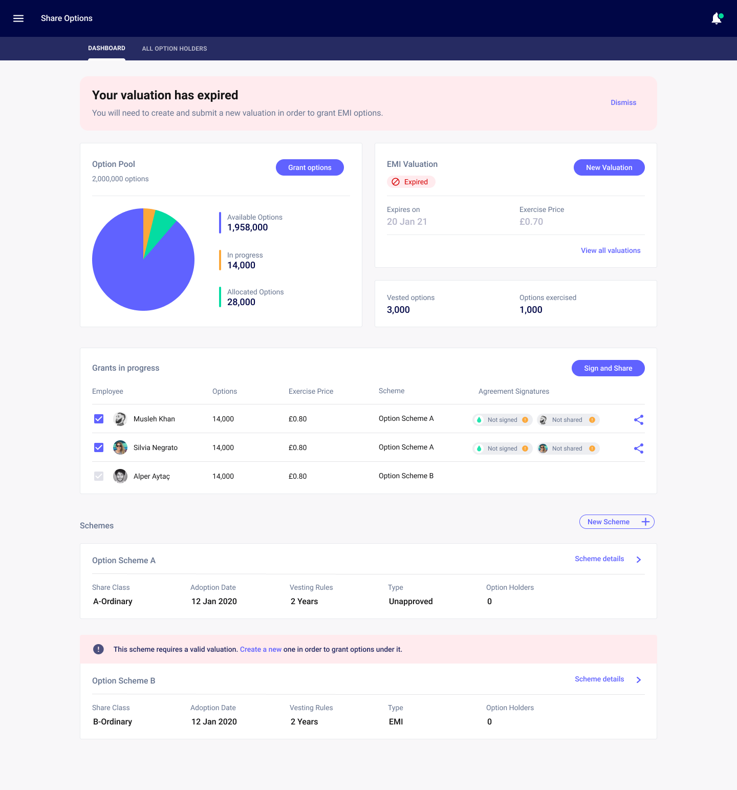 screenshot of SeedLegals