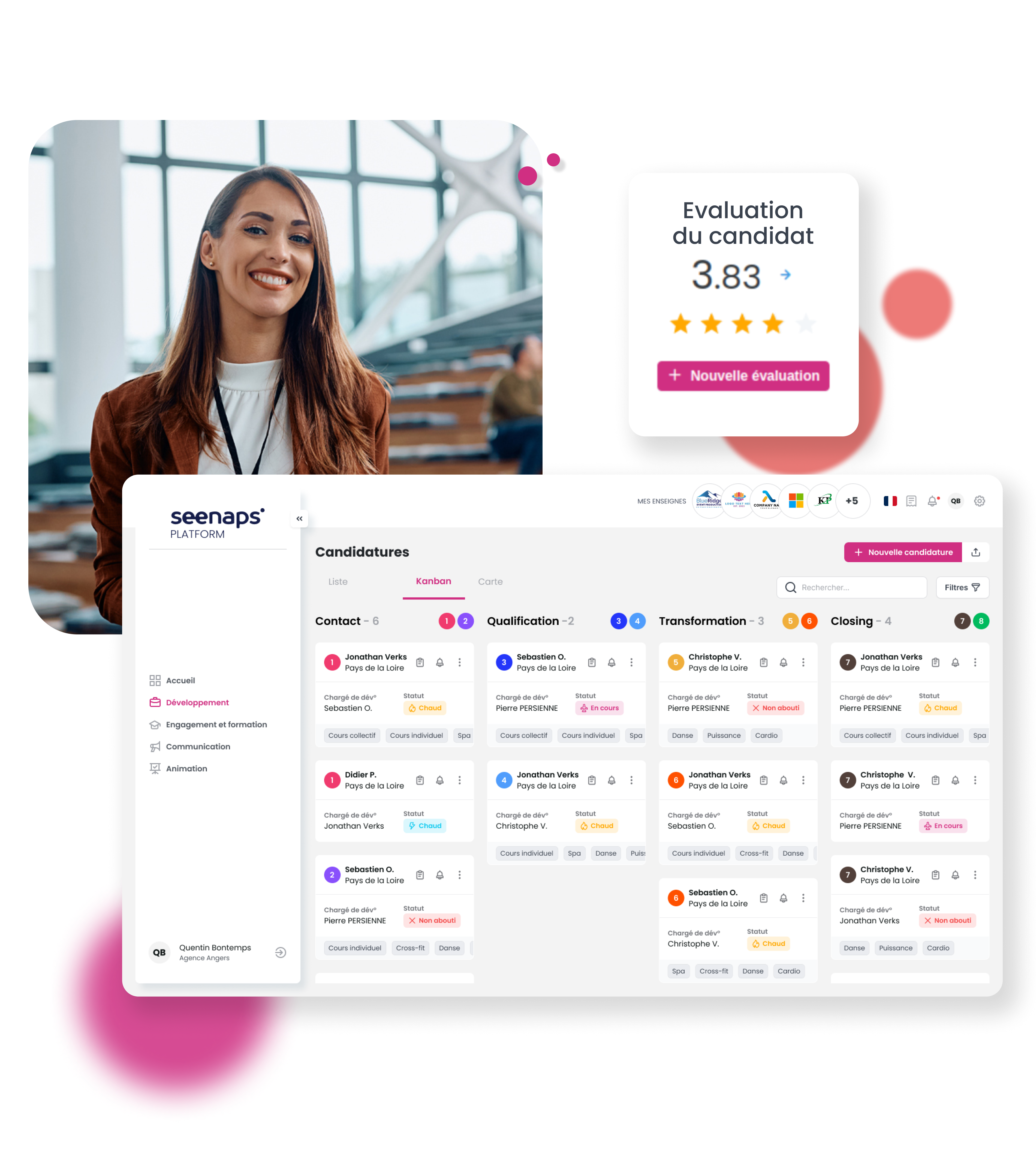 screenshot of Seenaps