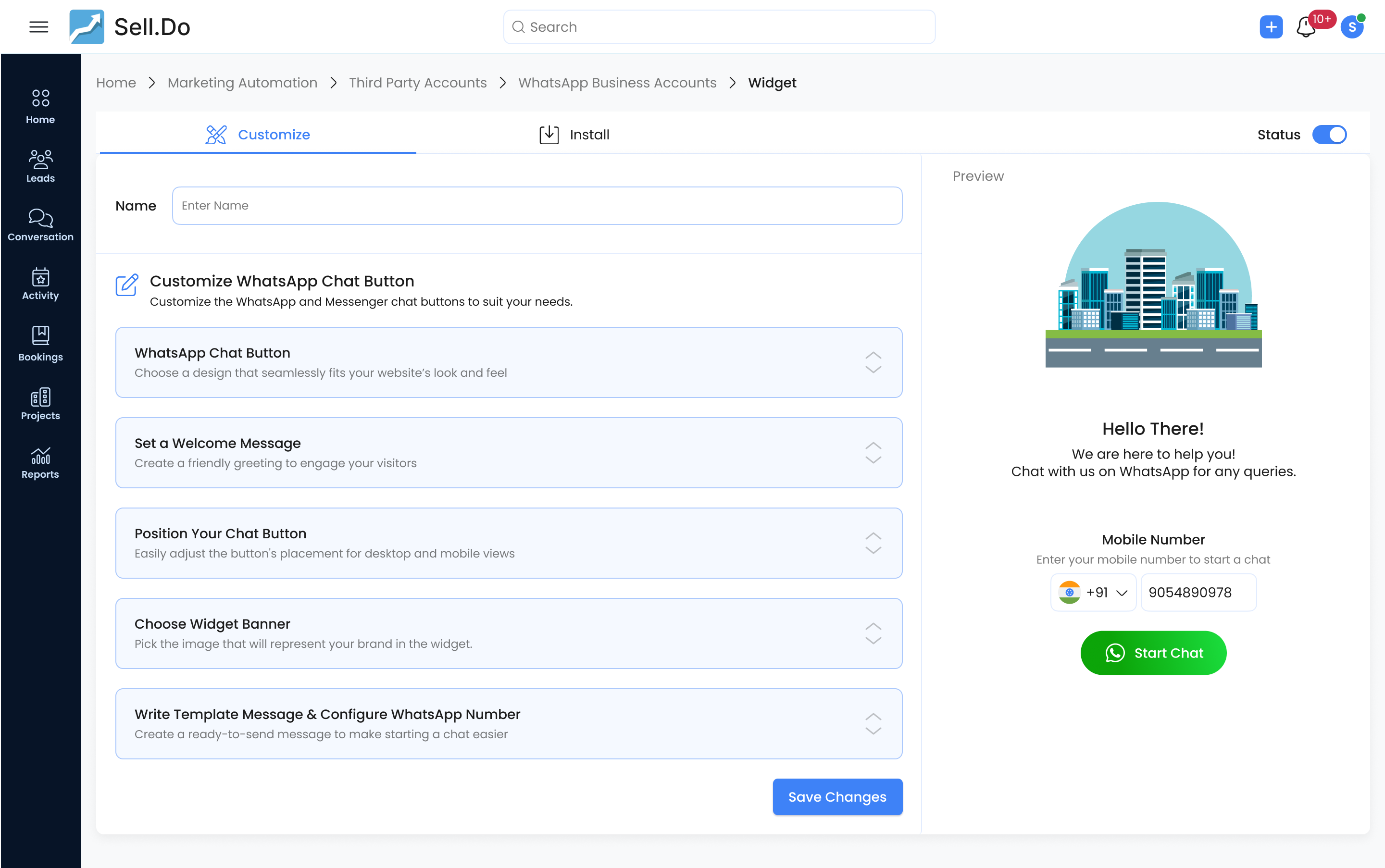 screenshot of Sell.Do
