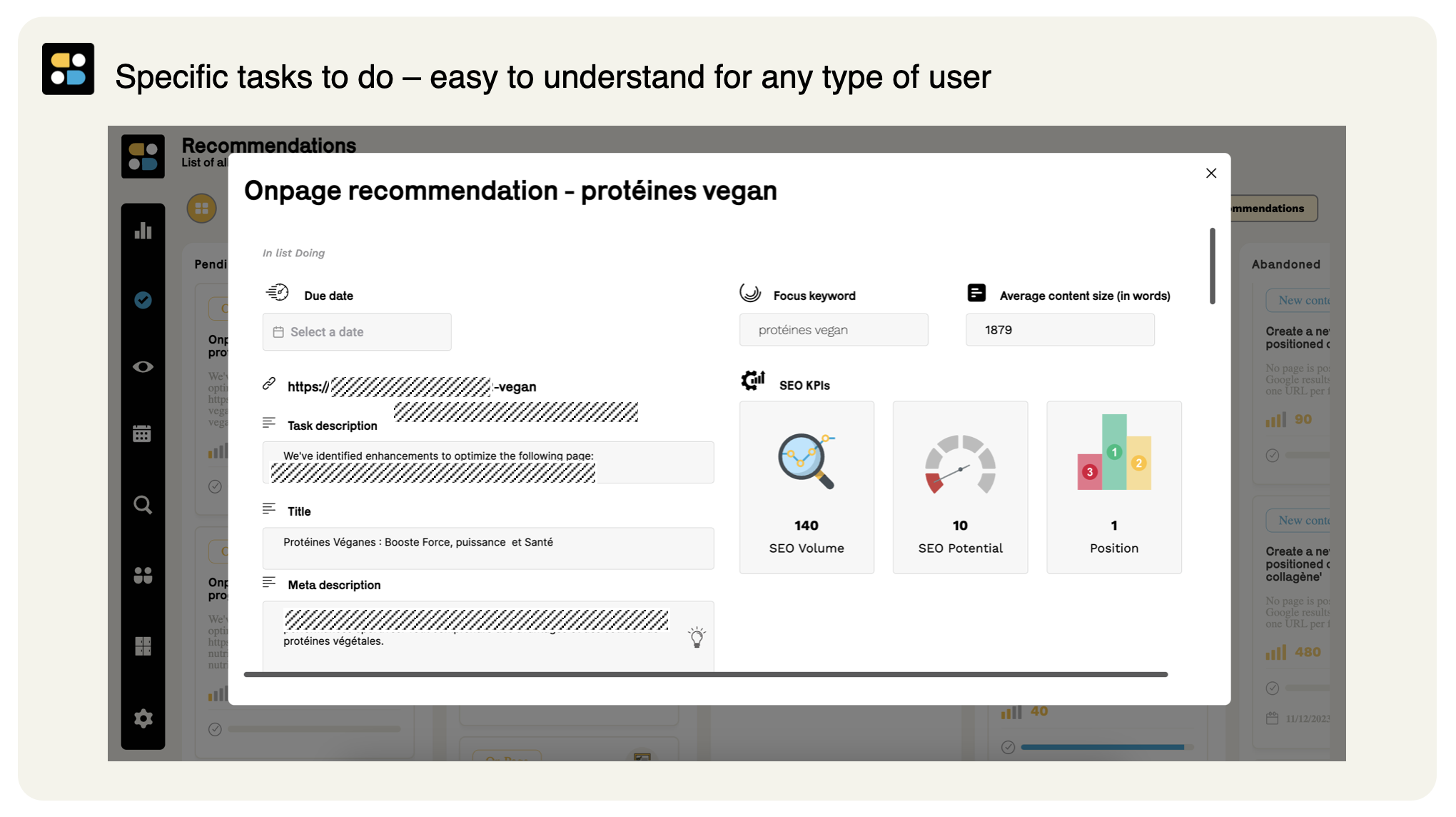 screenshot of Semactic