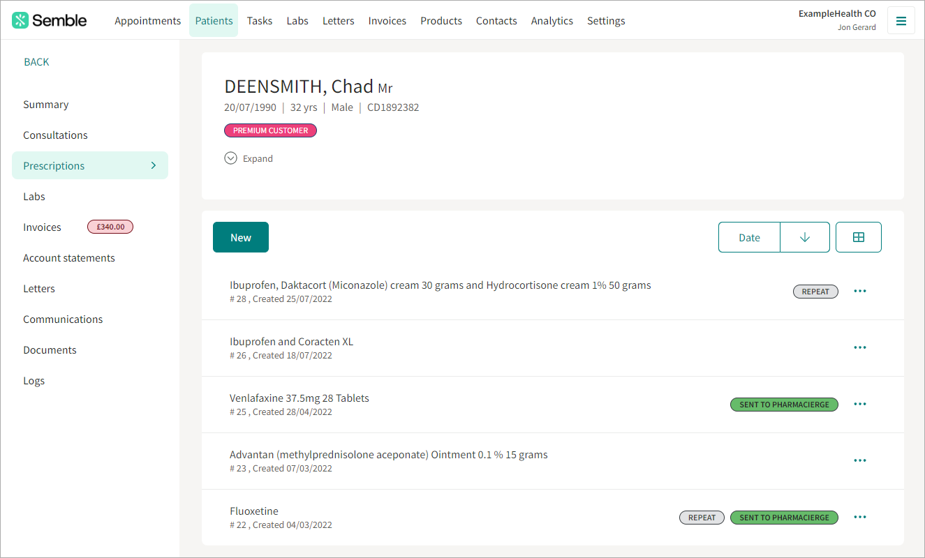 screenshot of Semble