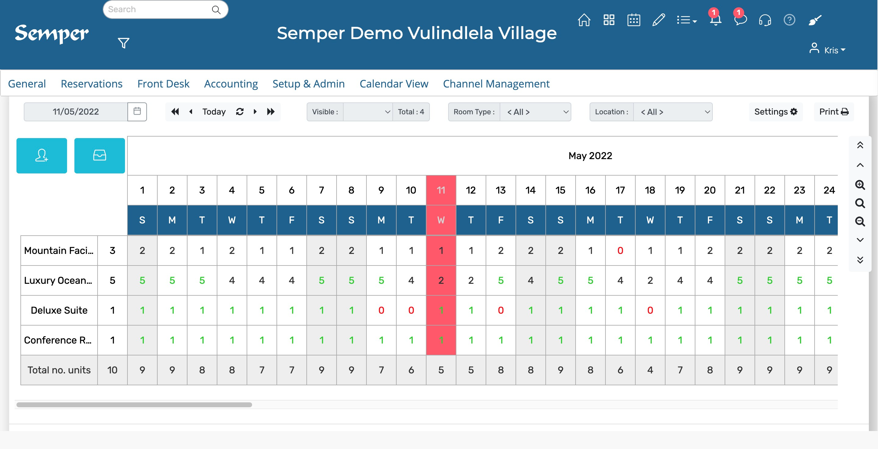screenshot of Semper