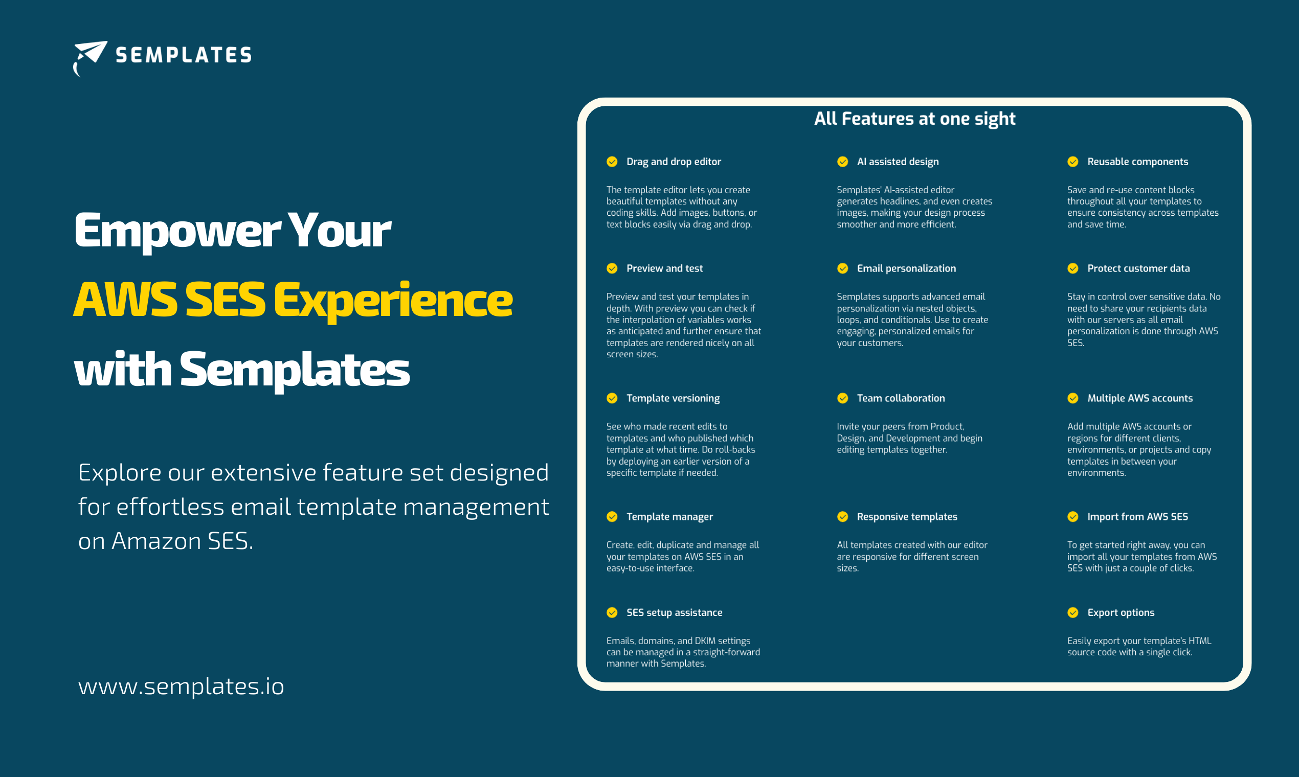 screenshot of Semplates