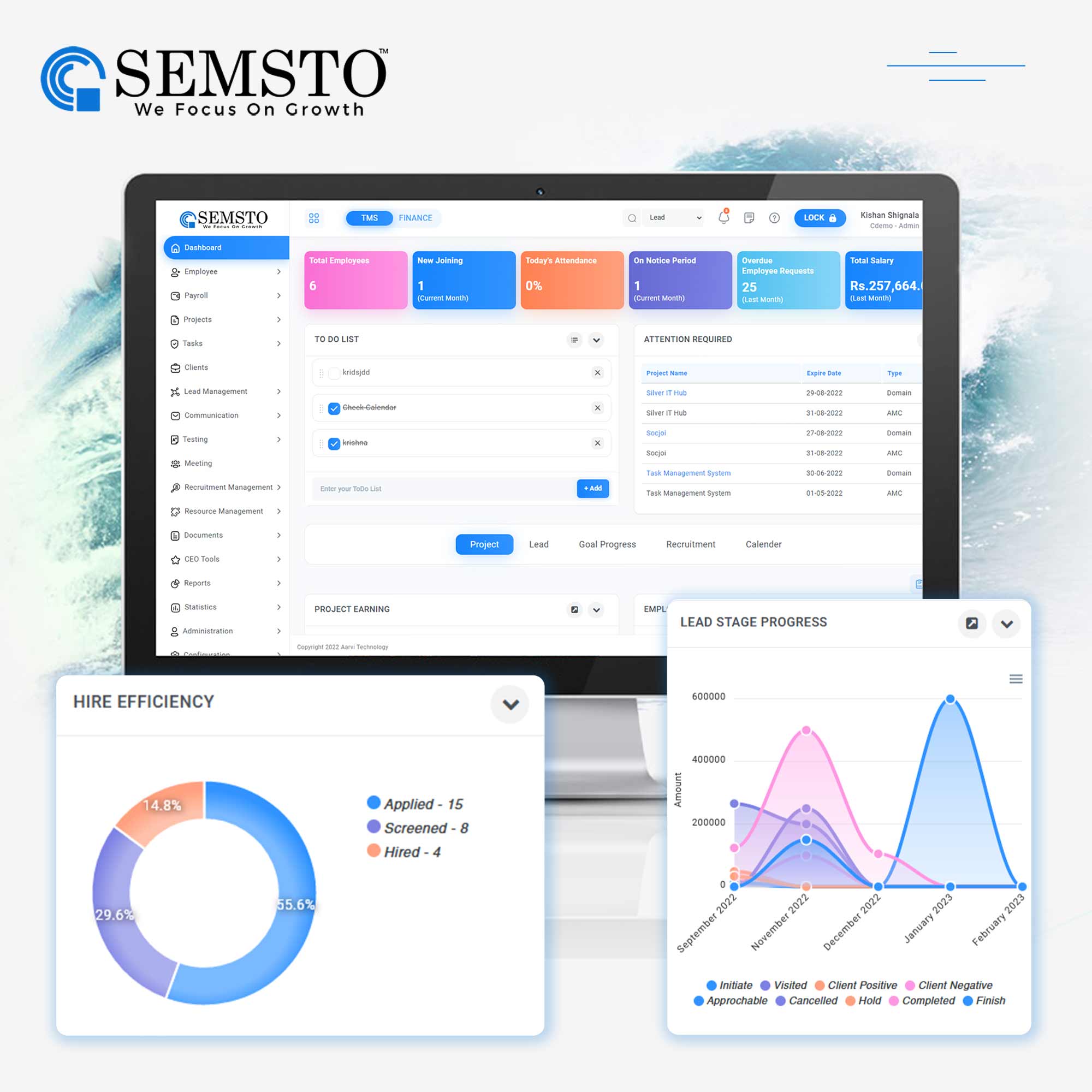 screenshot of Semsto