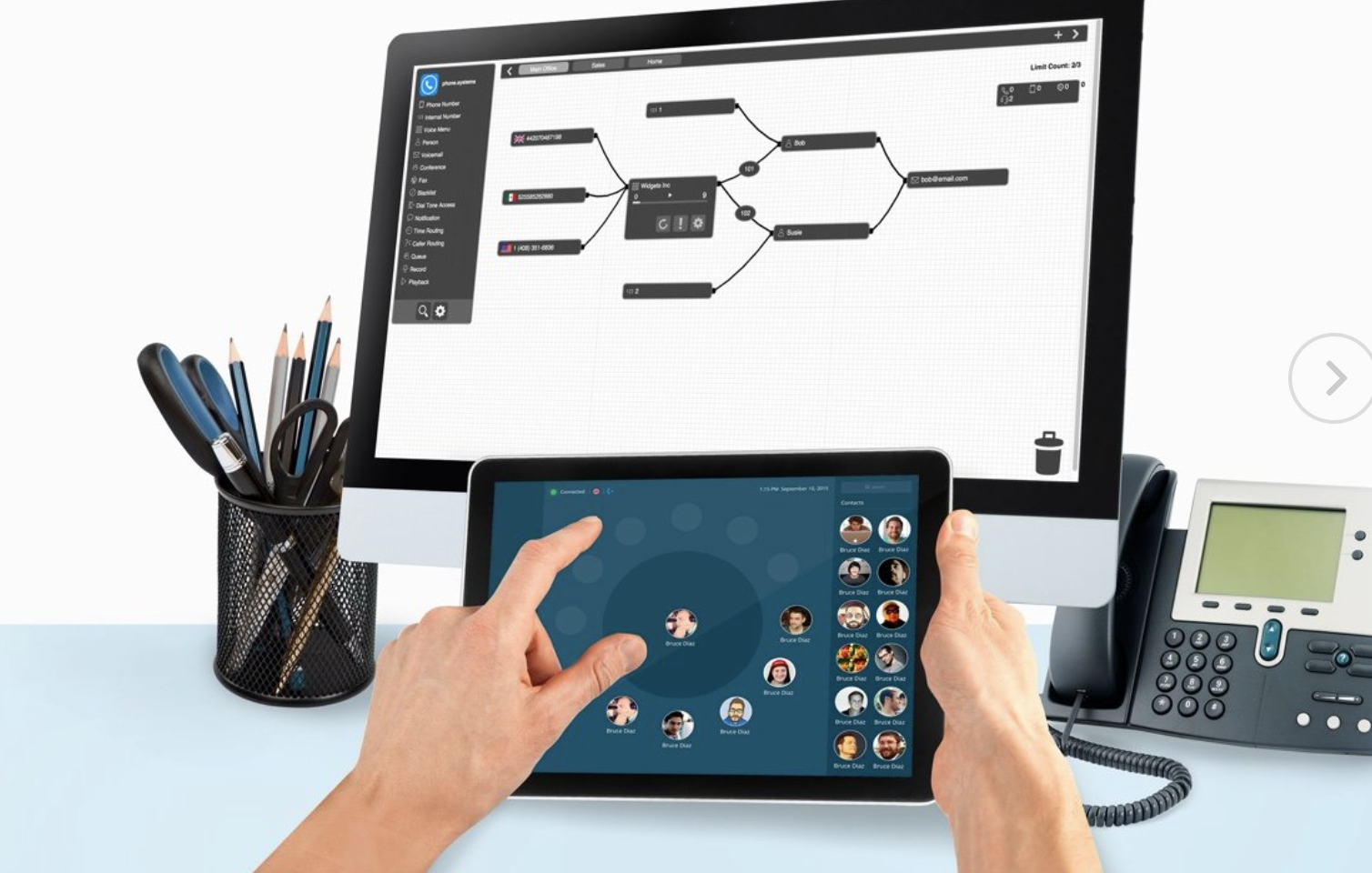 screenshot of SendMyCall