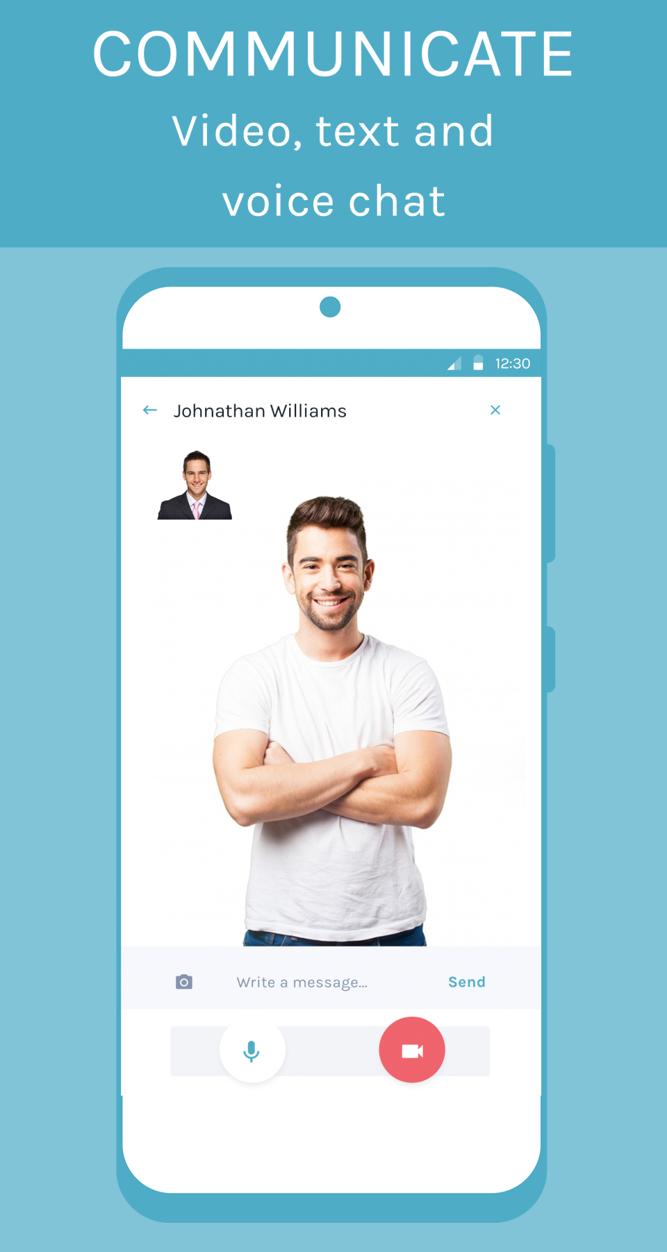 screenshot of SendWork