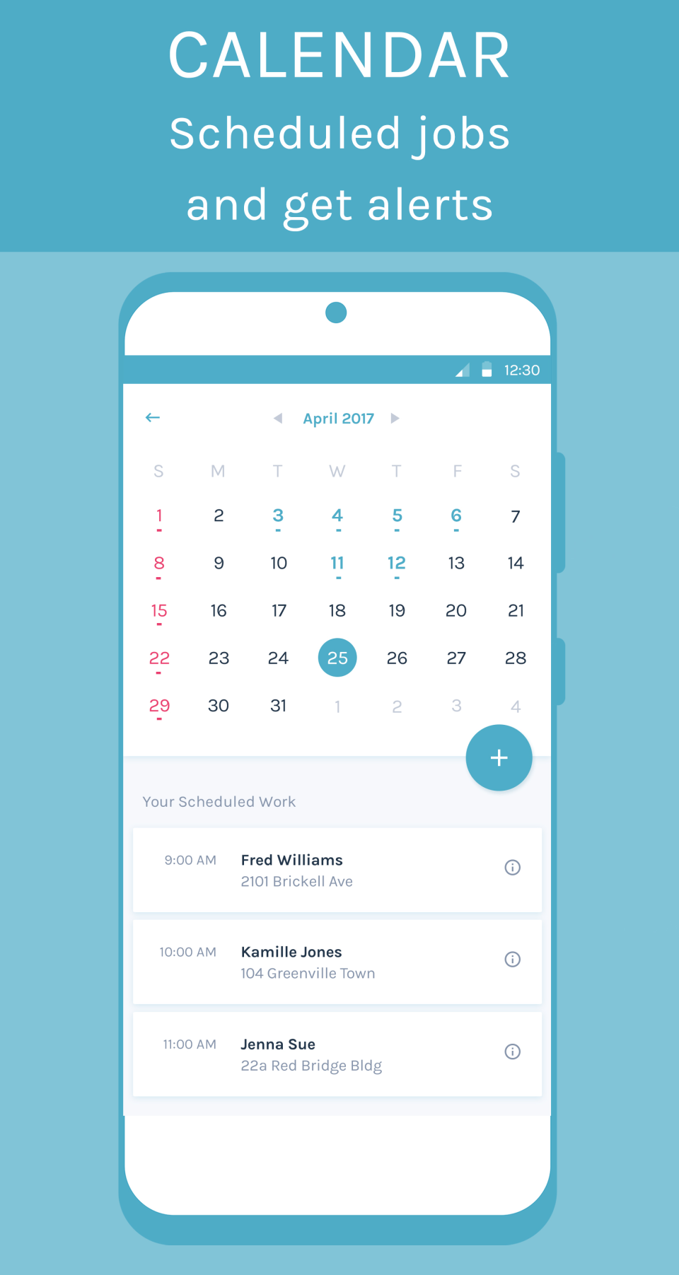 screenshot of SendWork