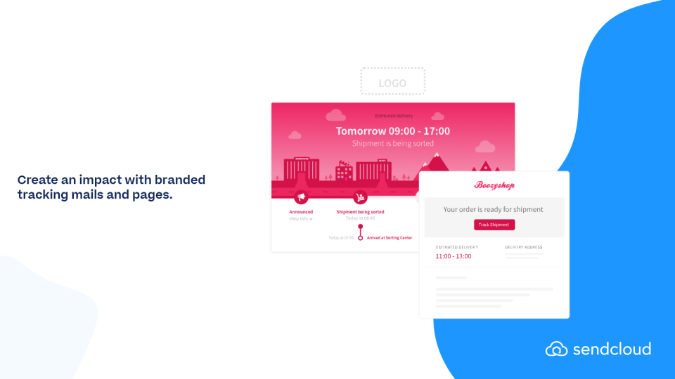 screenshot of Sendcloud