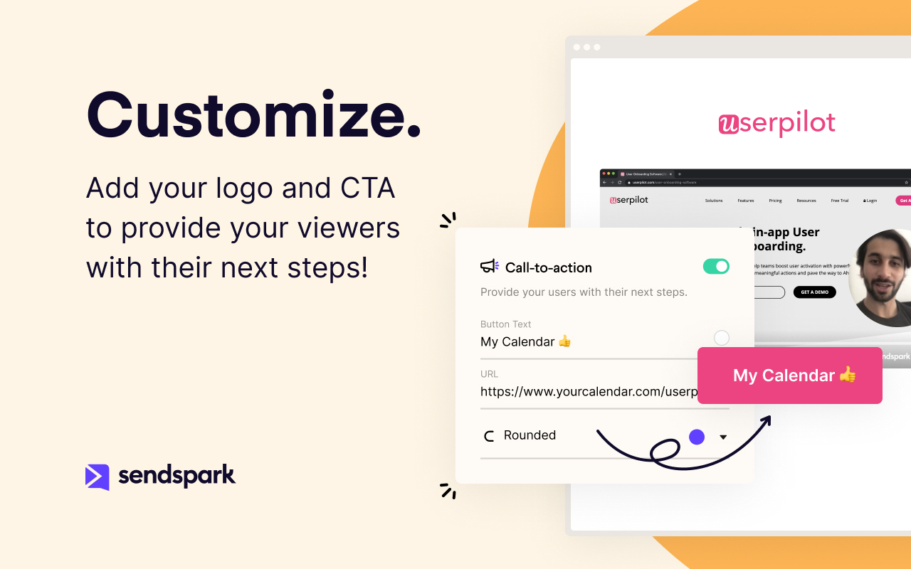 screenshot of Sendspark
