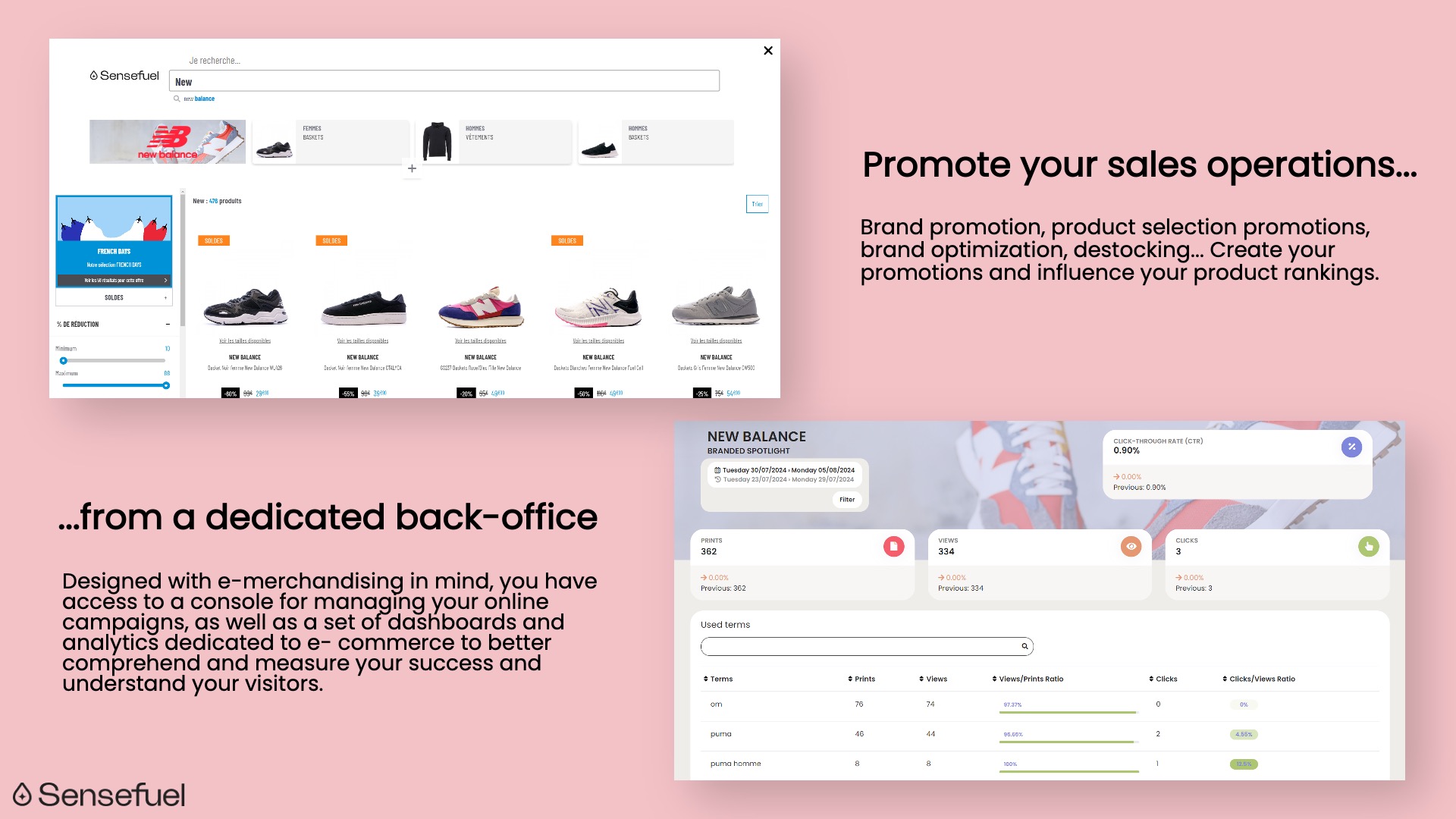 screenshot of Sensefuel