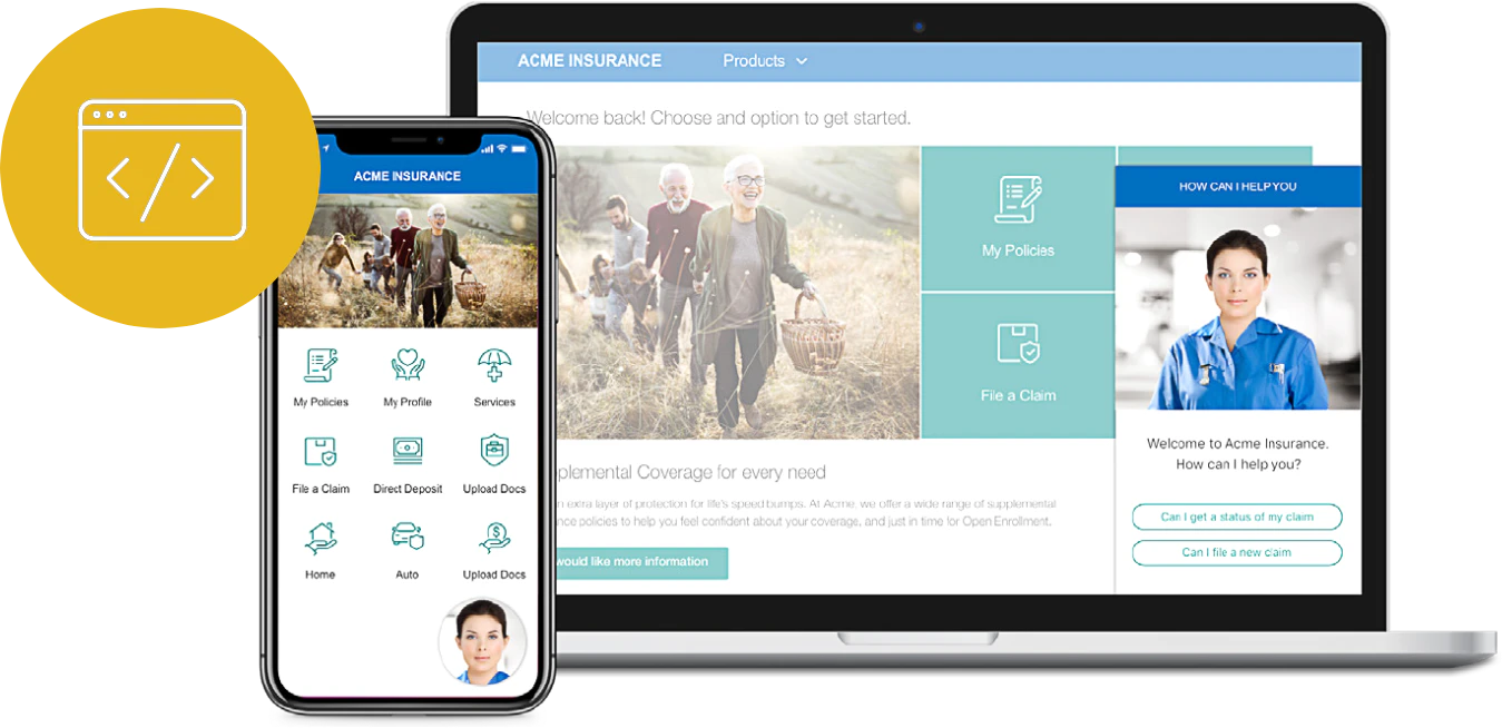 screenshot of Sensely