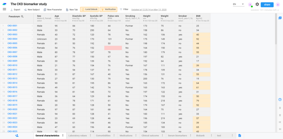 screenshot of Sensivo
