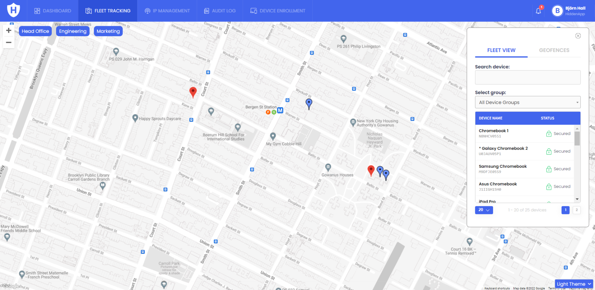 screenshot of Senturo