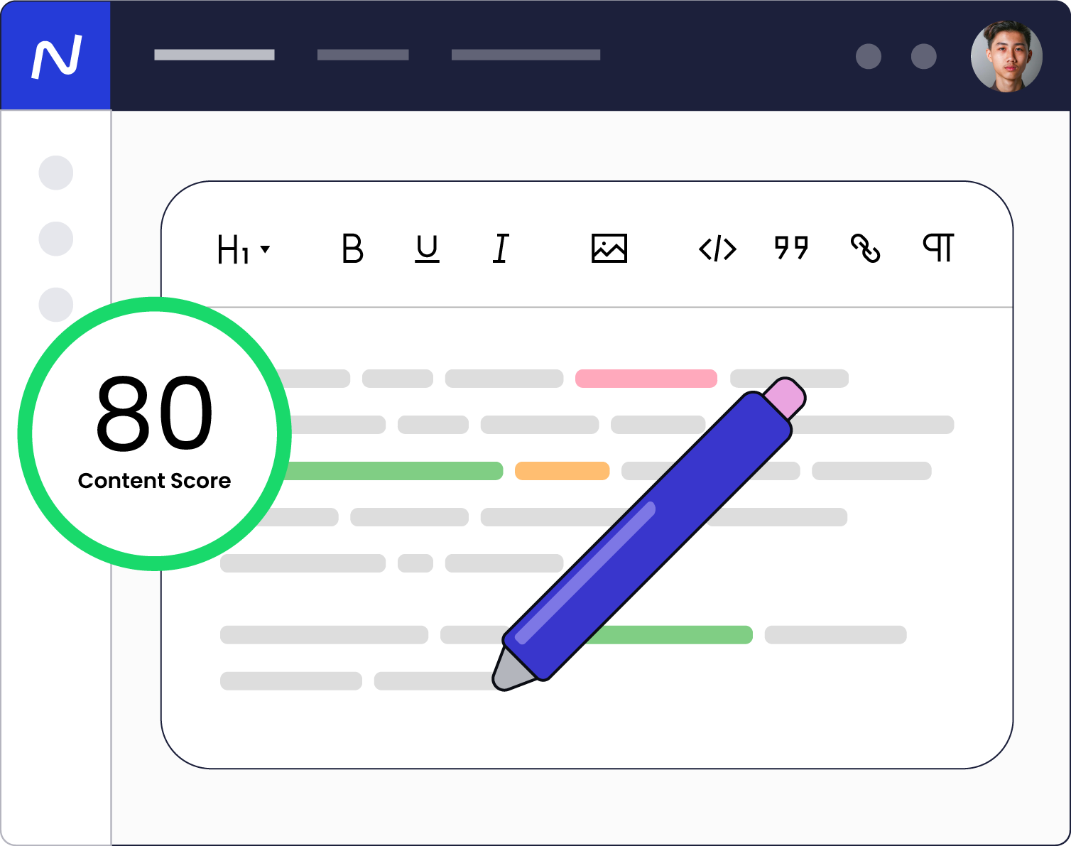 screenshot of Senuto