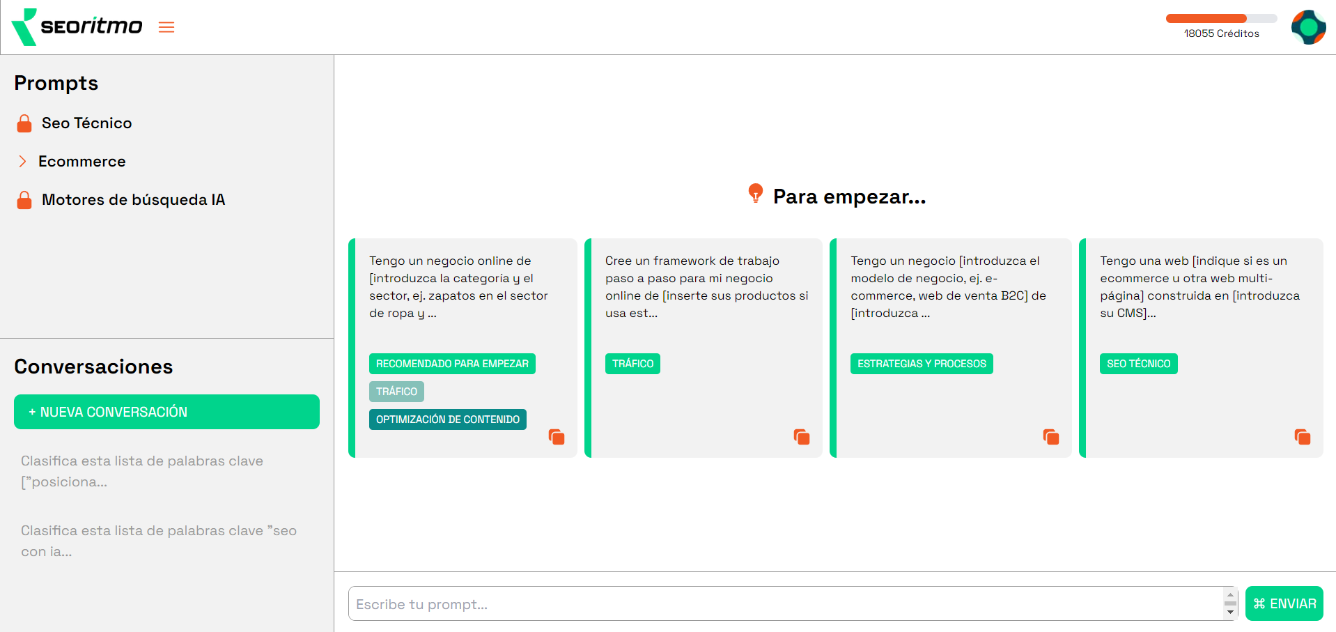 screenshot of SeoRitmo