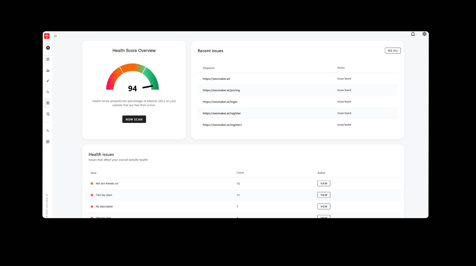 screenshot of Seomaker