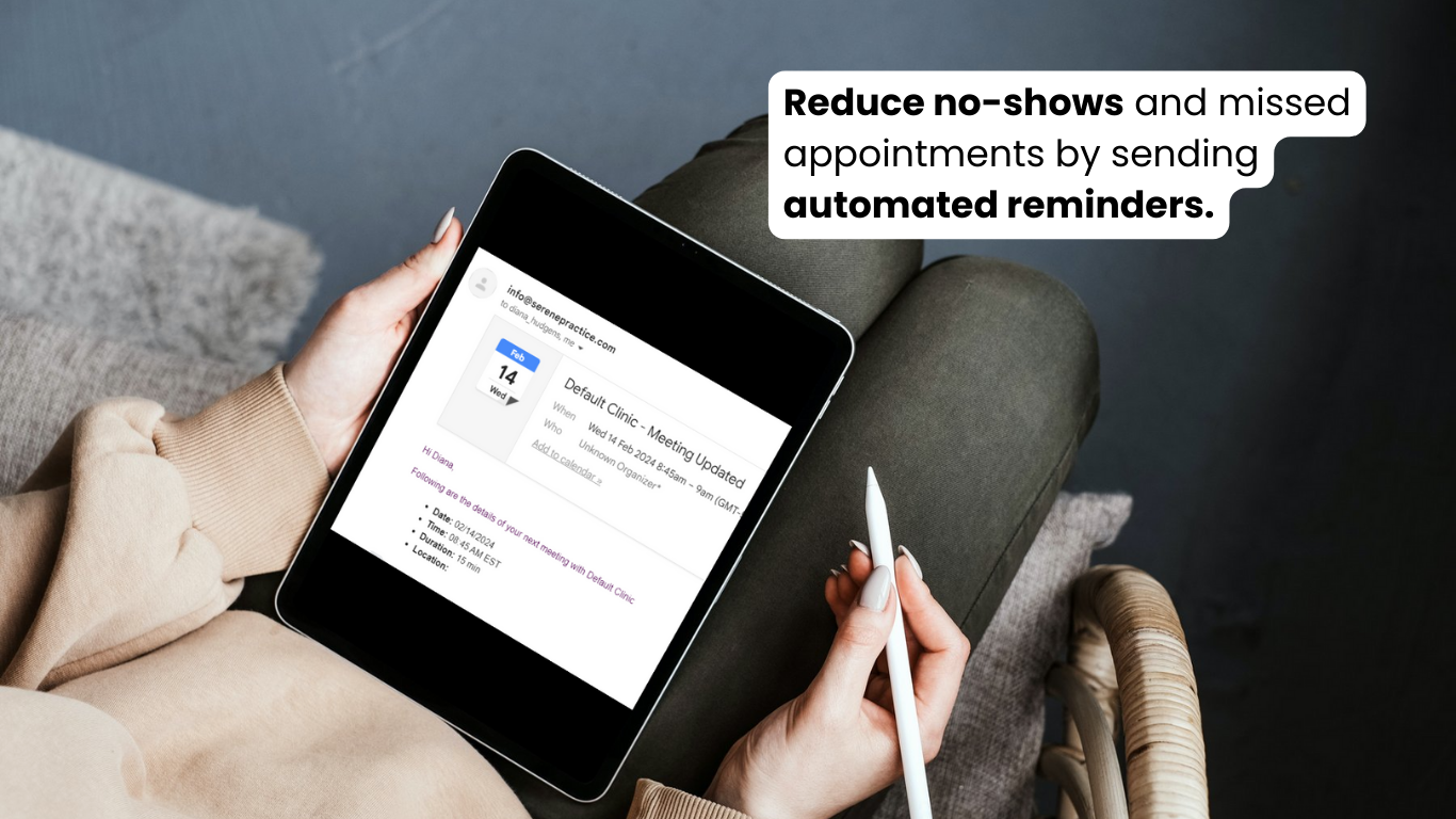screenshot of SerenePractice