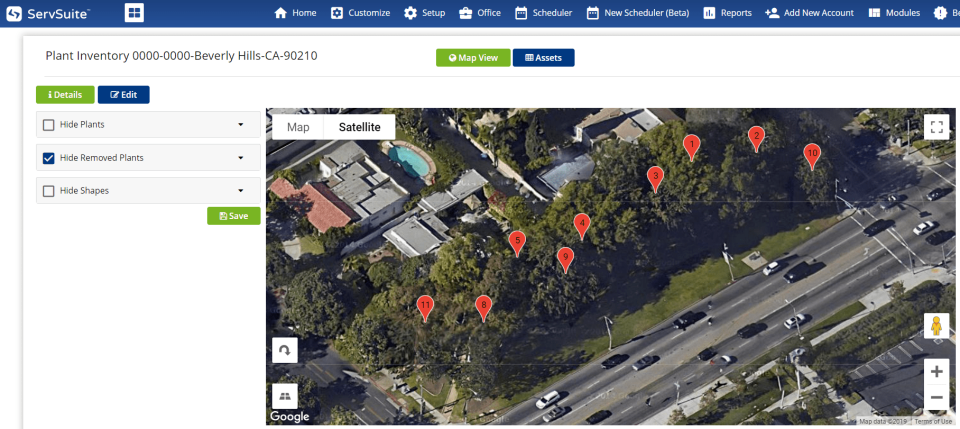 screenshot of ServSuite