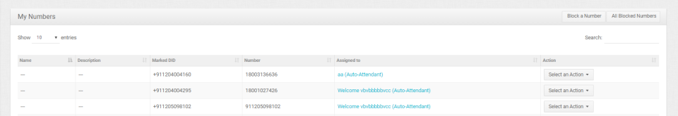 screenshot of Servetel