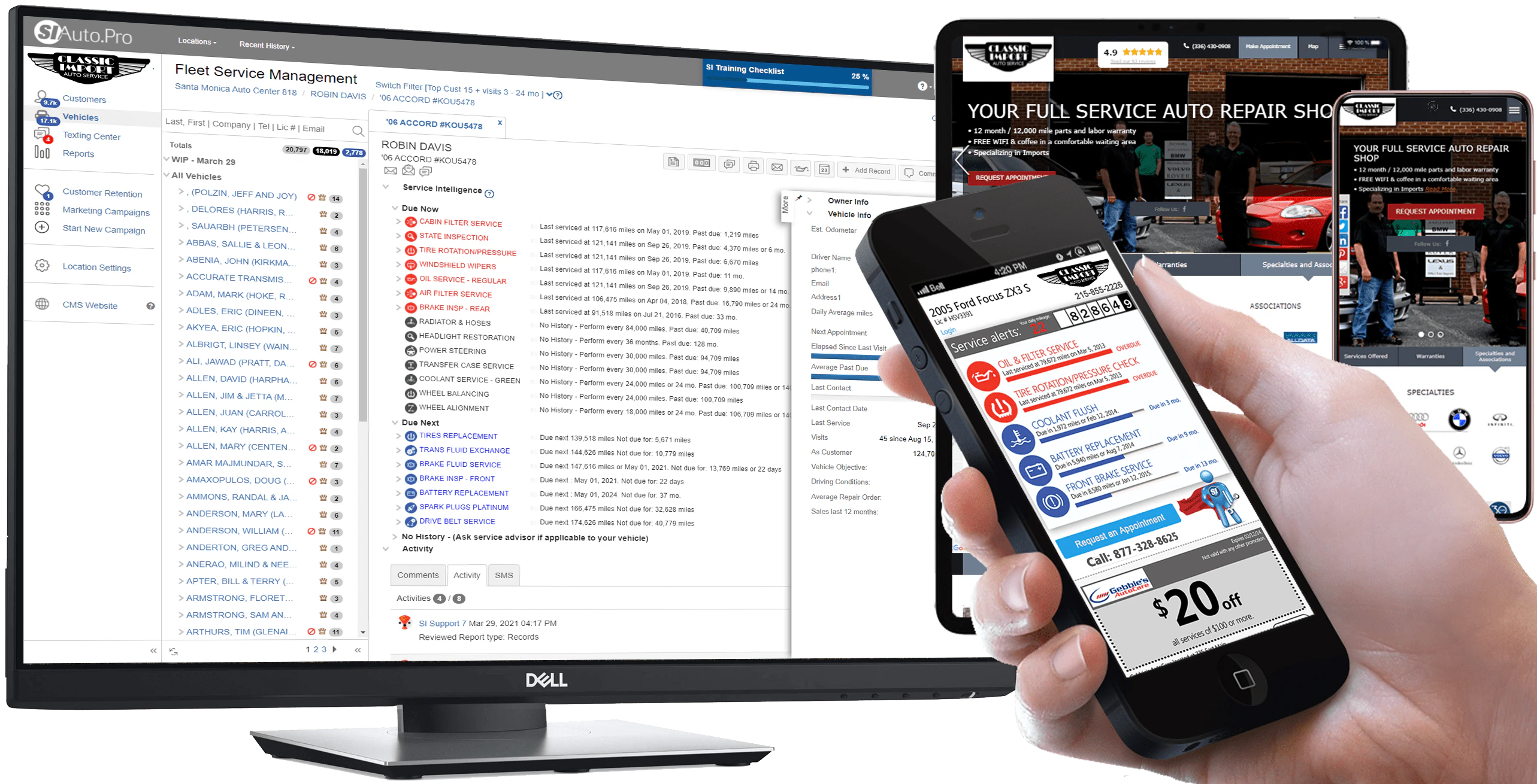 screenshot of Service-Intel