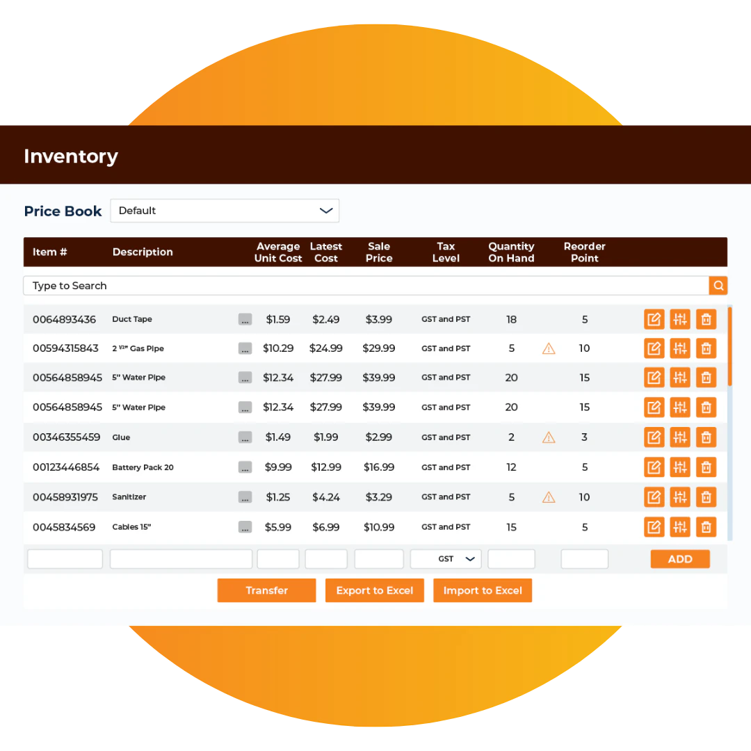 screenshot of ServiceBox