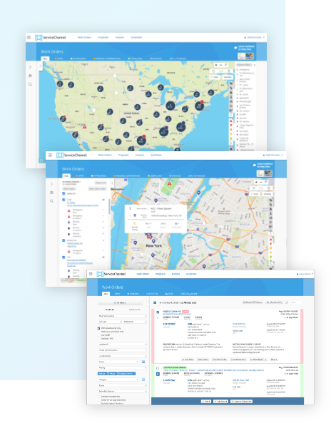 screenshot of ServiceChannel