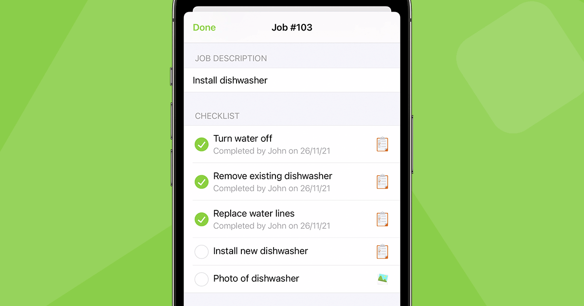 screenshot of ServiceM8